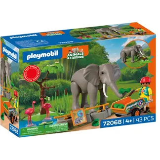 72068 Elefant mit Tierpfleger, Konstruktionsspielzeug 72068 Elefant mit Tierpfleger, Konstruktionsspielzeug