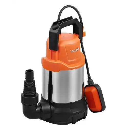 VEVOR Tauchpumpe 750 W 20.000 L/h 9 m Förderhöhe Wasserpumpe Ideal für Pools, Keller & Teiche, Automatischer Schwimmerschalter, Thermoplastisches Material & 3 m Netzkabel, Wasserdicht nach IPX8 – Bild 10