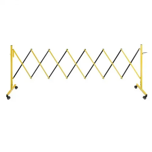 VEVOR Scherengitter Ausziehbar Absperrgitter mit Feststellbaren Rollen Scherensperre Max. 3,82 m Verstellbar, Outdoor Mobiles Schutzgitter für Warnwirkung Metallbarrikade für Außenbereich & Industrie – Bild 10