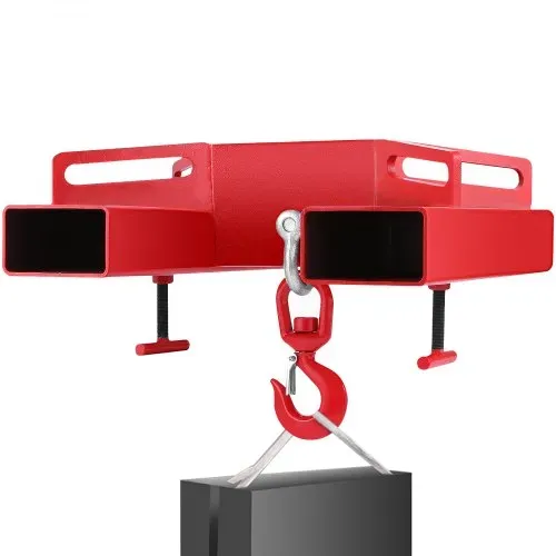 VEVOR 3T Haken Gabelstapler Haken Doppelte Gabel Design, 3000 kg Gabelstapler-Hebehaken Kohlenstoffstahl, 530 x 530 x 170 mm Gabelstapler Hebezeug Schwenkhaken Mobilkran Gabelstapler Anbaugeräte VEVOR 3T Haken Gabelstapler Haken Doppelte Gabel Design, 3000 kg Gabelstapler-Hebehaken Kohlenstoffstahl, 530 x 530 x 170 mm Gabelstapler Hebezeug Schwenkhaken Mobilkran Gabelstapler Anbaugeräte