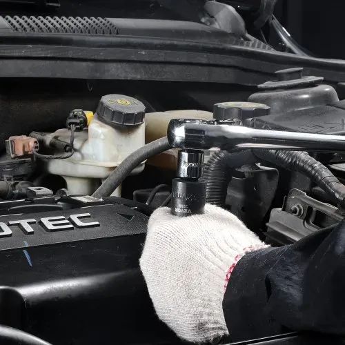 VEVOR 3/8-Zoll-Schlagsteckschlüsselsatz, 14-teiliger flacher Steckschlüsselsatz metrisch 7–20 mm, 6-Punkt-Cr-Mo-Legierungsstahl für Autoreparatur, leicht lesbare Größenmarkierungen, robuste Konstruktion, inklusive Aufbewahrungskoffer – Bild 7