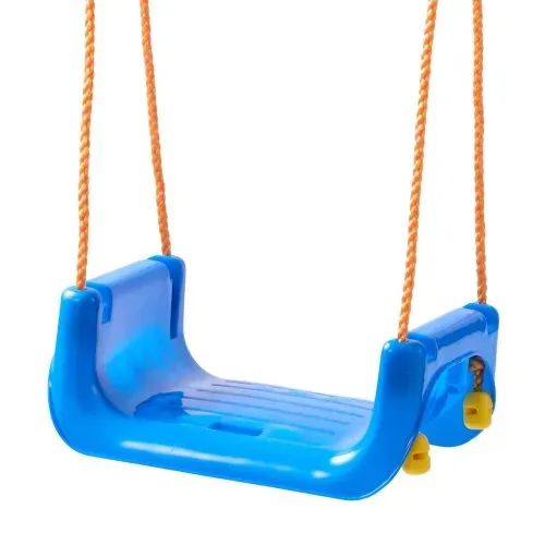 VEVOR 3-in-1 Babyschaukelsitz Tragkraft 136 kg Kinderschaukel Rot/Gelb/Blau, für Spielplätze Indoor & Outdoor, mit Verstellbaren Seilen & Karabinerhaken, für Kinder ab 6 Monaten, CE-& CPC-Zertifiziert – Bild 9
