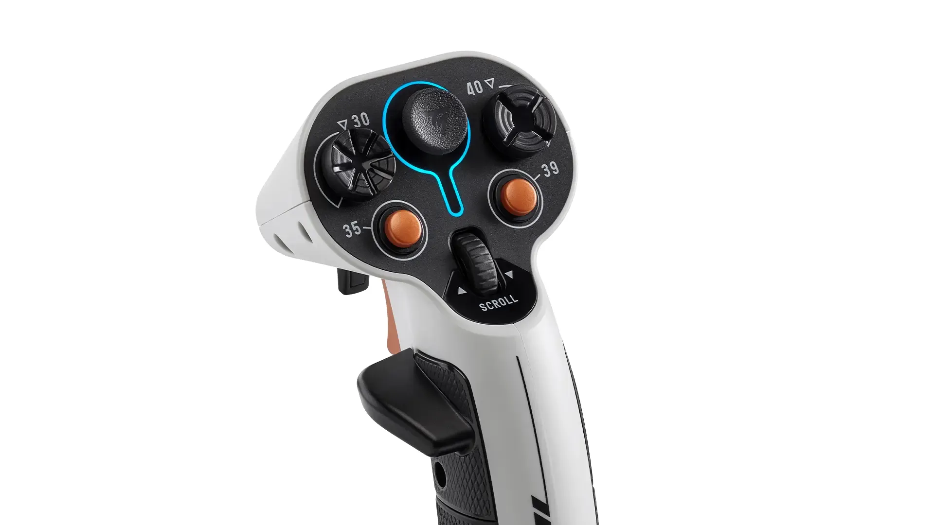 Thrustmaster Sol-R 1 Schwarz, Weiß USB Flightstick Analog / Digital PC – Bild 2