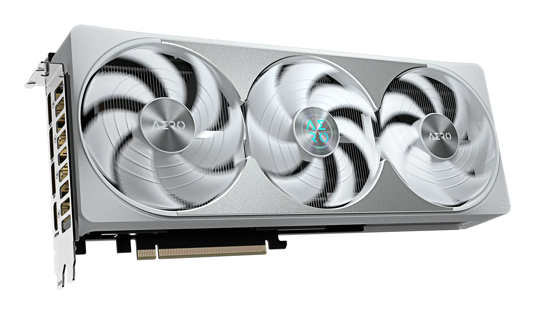 GIGABYTE GeForce RTX 5080 AERO OC SFF 16G Grafikkarte - 16 GB GDDR7, 256 Bit, PCI-E 5.0, 2730MHz Core Clock, 3 x DisplayPort, 1 x HDMI, GV-N5080AERO OC-16GD – Bild 3