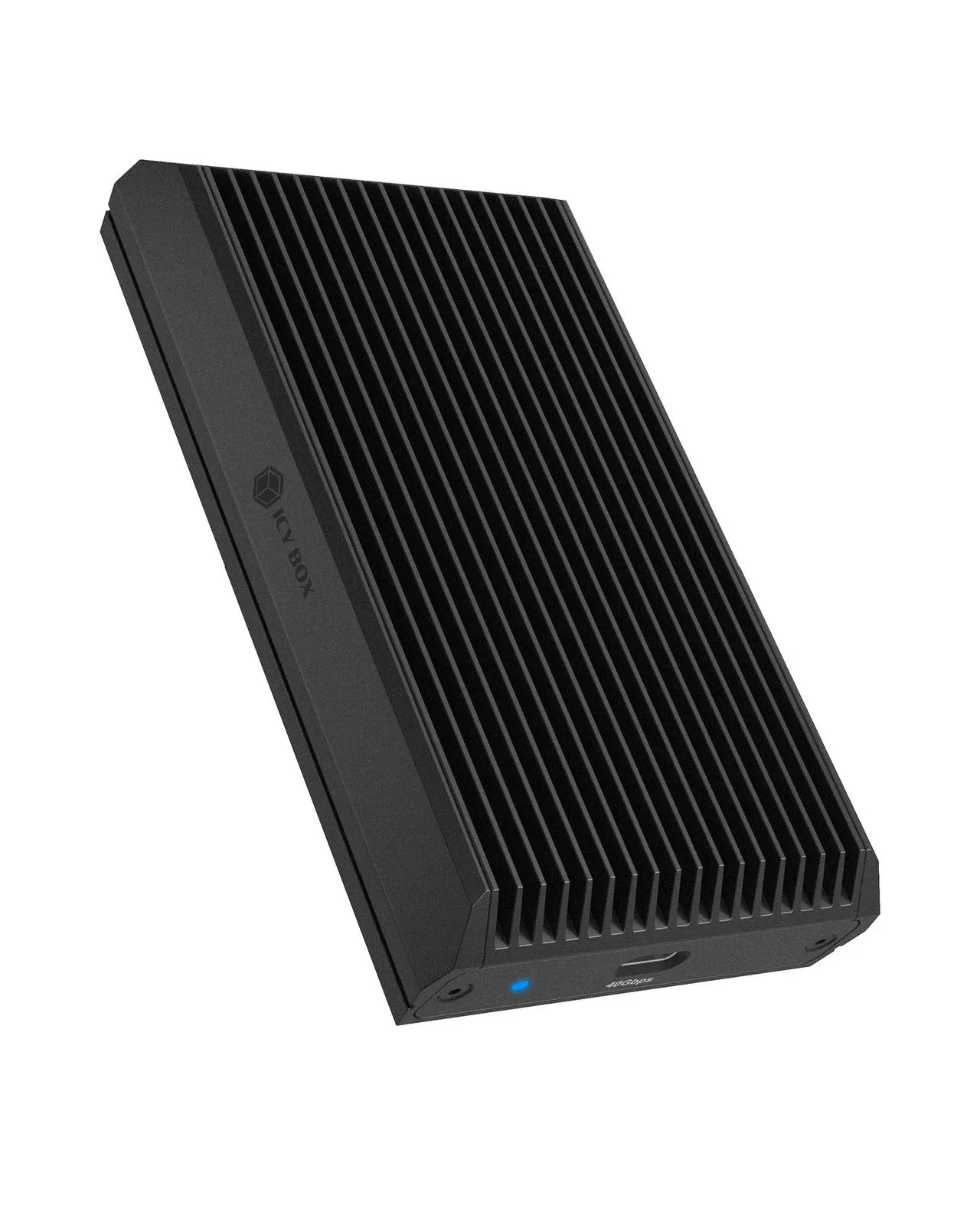 ICY BOX IB-1920M-C42, Gehäuse für NVMe M.2 SSD mit USB4 Gen 3×2 (40 Gbit/s), mit USB Type-C zu USB Type-C Kabel und Gummifixierung ICY BOX IB-1920M-C42, Gehäuse für NVMe M.2 SSD mit USB4 Gen 3×2 (40 Gbit/s), mit USB Type-C zu USB Type-C Kabel und Gummifixierung