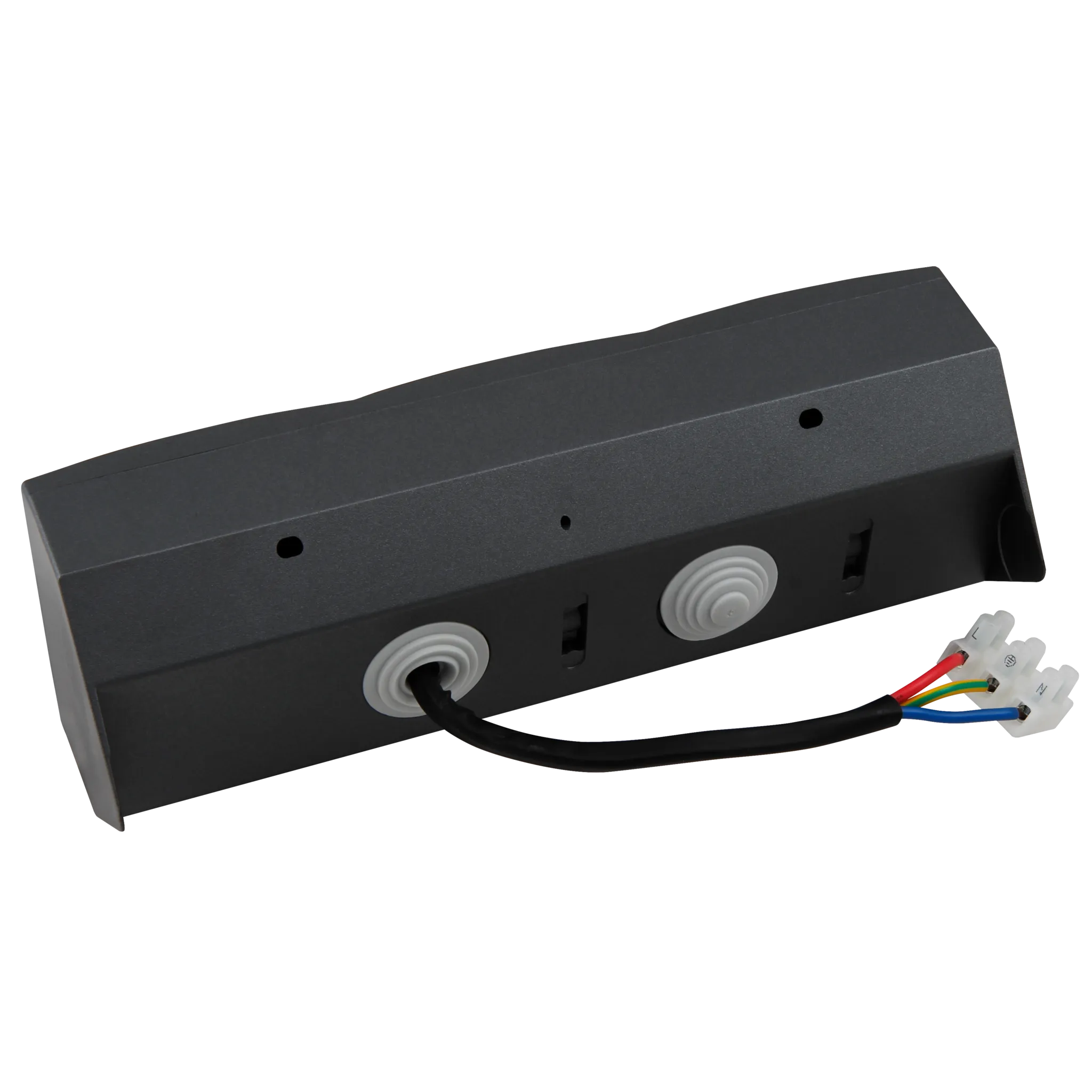 Steckdosenblock McPower ''Flair'' Aufbau, anthrazit, 3-fach Schutzkontakt + USB – Bild 4