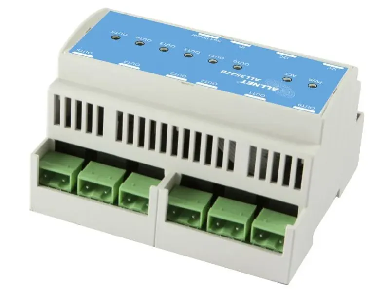 ALLNET MSR IO ALL3527B HUT / 6fach 250V/16A Relais Ausgang I2C – Bild 3