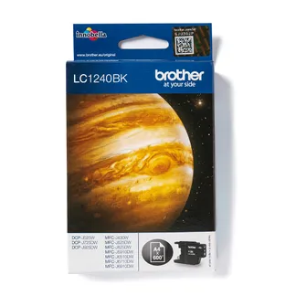 Brother LC1240BK Druckerpatrone 1 Stück(e) Original Schwarz Brother LC1240BK Druckerpatrone 1 Stück(e) Original Schwarz