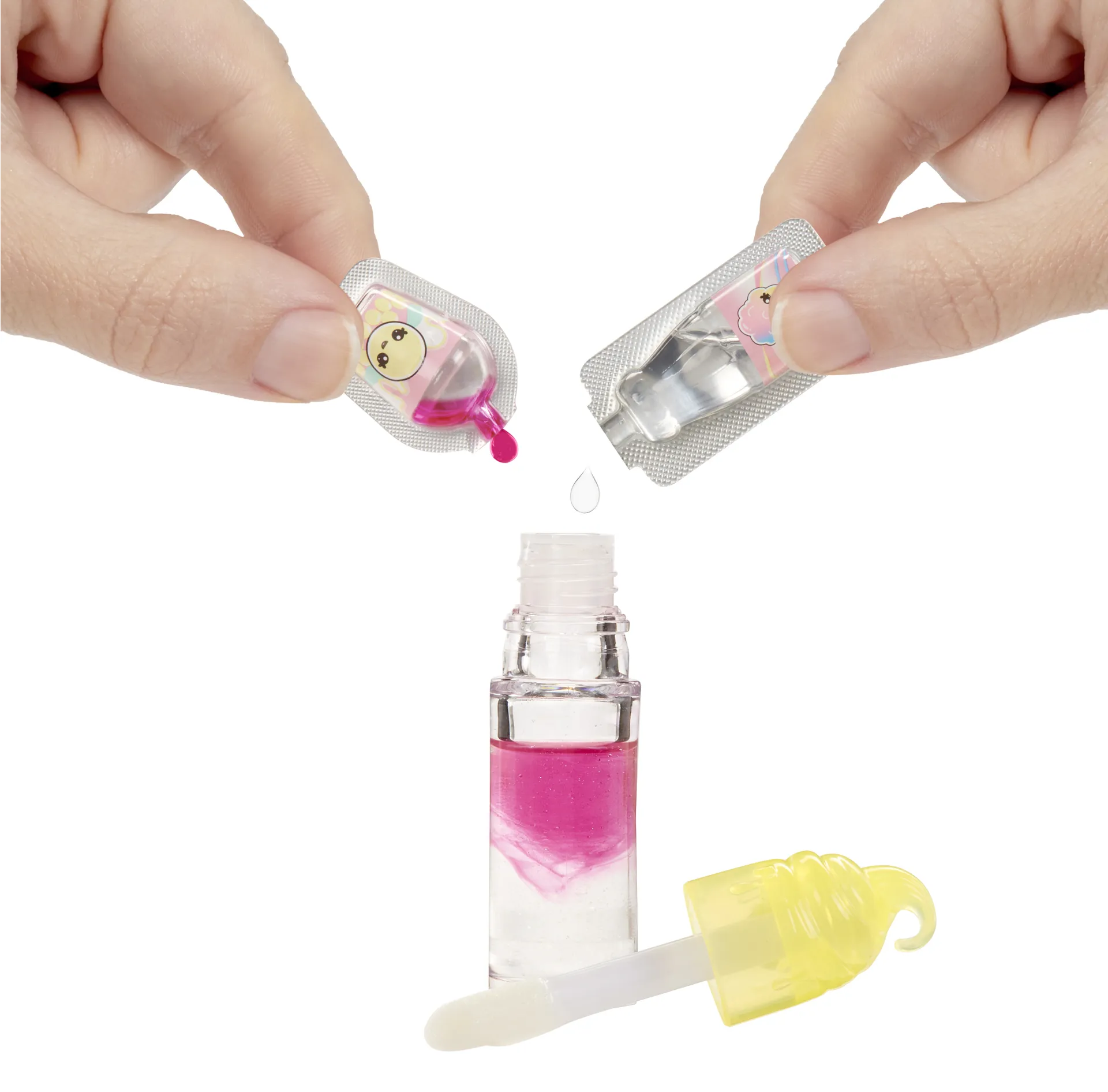 MGA Entertainment Yummiland Lip Gloss Doll Series 2- Cotton Candy (Nia Candy Fluff) – Bild 4