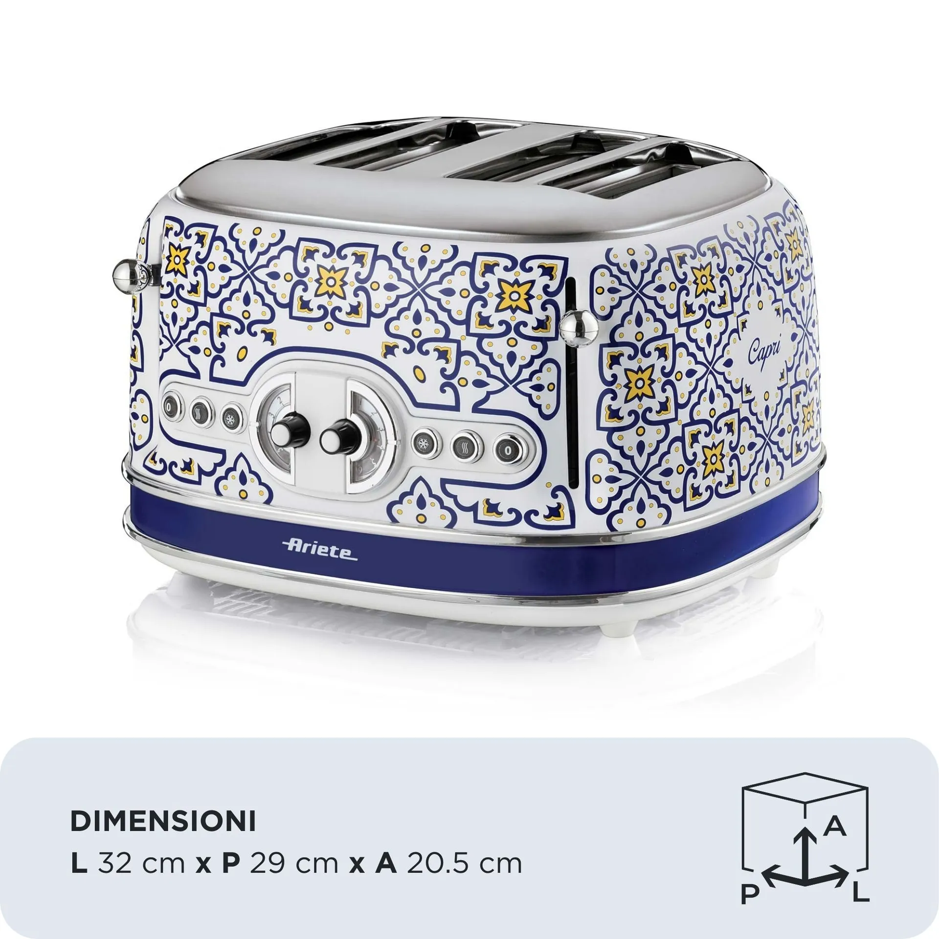 Ariete 0156/0C 6 4 Scheibe(n) 1630 W Weiß, Hellblau – Bild 3