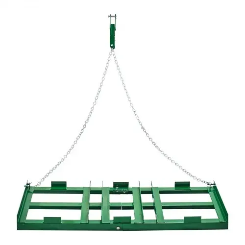 VEVOR Schleppegge, 1220x500x100 mm, Wiesenschleppe mit verstellbaren Stangen & 1830 mm Kette, Wiesenegge für Geländefahrzeuge, UTVs, Traktoren, Rasenmäher, Schleppwerkzeug zum Nivellieren des Rasens – Bild 9