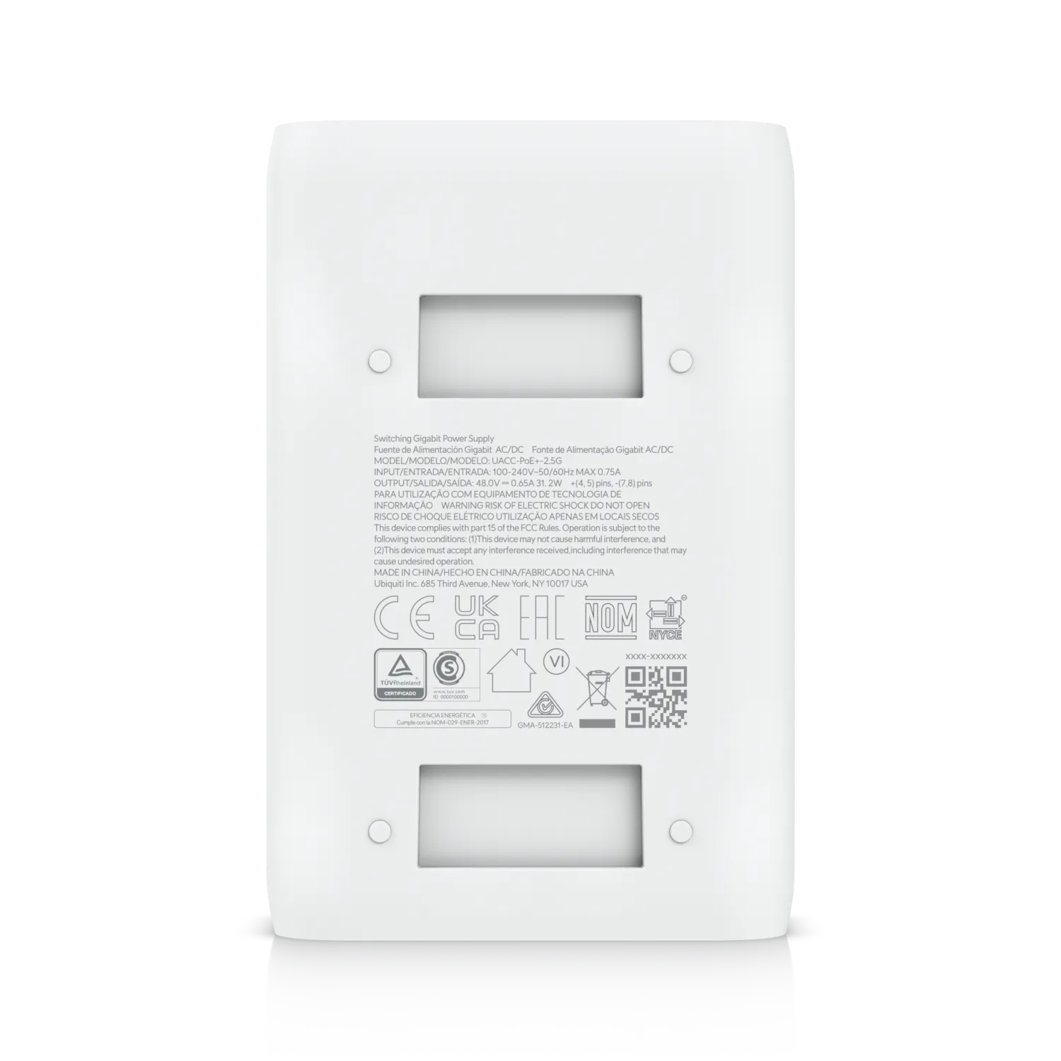 Ubiquiti PoE Injector • PoE+ • 30W • 2,5 GbE • UACC-PoE+-2.5G – Bild 3