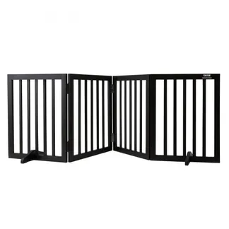 VEVOR Freistehendes Hundetor, Haustiertor, 508 x 610 mm Türschutzgitter 4-Platten-Faltbares Hundetor für Breite & Schmale Durchgänge, Erweiterbare Klappbare Hundebarriere, Braunes Treppenschutzgitter VEVOR Freistehendes Hundetor, Haustiertor, 508 x 610 mm Türschutzgitter 4-Platten-Faltbares Hundetor für Breite & Schmale Durchgänge, Erweiterbare Klappbare Hundebarriere, Braunes Treppenschutzgitter