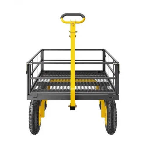 VEVOR Bollerwagen 544,31 kg, Transportwagen, Gartenwagen, Gerätewagen, 2-in-1-Handwagen mit All-Terrain-Reifen, abnehmbaren Seitenteilen aus Netzmaterial und um 180° drehbarem Griff – Bild 10
