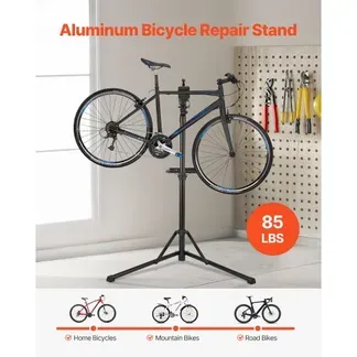 VEVOR Fahrradreparaturständer Fahrradmontageständer (38,56 kg belastbar) mit 1035-1630mm einstellbarer Höhe & magnetischer Werkzeugablage, faltbarer Wartungsständer für Mountainbikes Road Bike VEVOR Fahrradreparaturständer Fahrradmontageständer (38,56 kg belastbar) mit 1035-1630mm einstellbarer Höhe & magnetischer Werkzeugablage, faltbarer Wartungsständer für Mountainbikes Road Bike