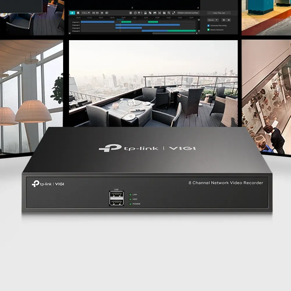 TP-Link - 8 Channel Network Video Recorder - VIGI NVR1008H – Bild 3