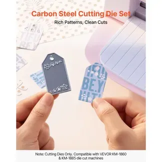 VEVOR Stanzformen, 10-tlg. Metall Stanzschablone Set, Kompatibel mit VEVOR Stanz- & Prägemaschinen, Buchstaben, Zahlen, Baum-Motive, Stanzbögen für Scrapbooking, Kartenherstellung & Papierbasteln VEVOR Stanzformen, 10-tlg. Metall Stanzschablone Set, Kompatibel mit VEVOR Stanz- & Prägemaschinen, Buchstaben, Zahlen, Baum-Motive, Stanzbögen für Scrapbooking, Kartenherstellung & Papierbasteln