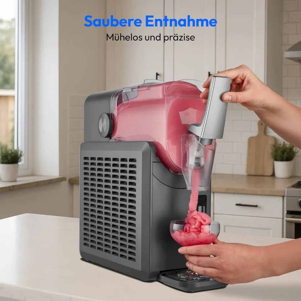 MEDION LIFE Slush-Eismaschine MD12090 2,6 l Grau – Bild 4