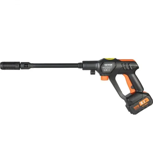 VEVOR Akku Hochdruckreiniger Kabellos Wasser Druckreiniger Spritzpistole Druckreinigerpistole (250W 21V, 50bar, zur mobilen Reinigung und Bewässerung, 4L/min, inkl. Zubehör, Ladegerät) – Bild 8