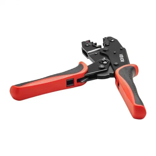 VEVOR Crimpzange Ratschenfunktion 0,5-6 mm², Kabelschuhzange mit Klaren Metrischen & AWG-Markierungen, Schnellverschluss, Presszange Einstellbarer Anpressdruck für Mehrere Anschlüsse – Bild 9