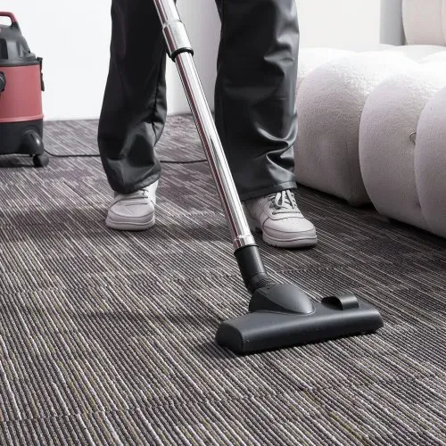 VEVOR Teppichfliesen 609,6 x 609,6 x 6 mm, 24er-Pack, modularer Teppichboden mit Fläche von 9 m², Teppich Bodenbelag, einfacher DIY-Austausch für Wohnzimmer und Büro, Grau und Braun – Bild 7