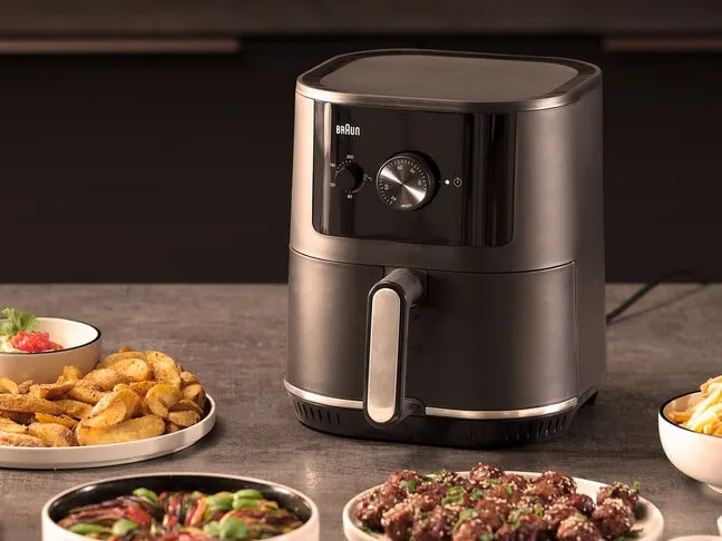 Braun Multi Fry 3 Einzelbild 4,3 l Eigenständig 1500 W Heißluftfritteuse Schwarz – Bild 6