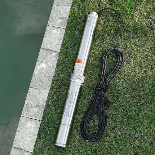 VEVOR Tiefbrunnenpumpe, 1100 W Eingangsleistung, 100 l/min Durchfluss, 75 m Förderhöhe, mit 20 m Kabel, Tauchpumpe, für industrielle Bewässerung und Heimgebrauch, IP68-Wasserschutzklasse – Bild 7