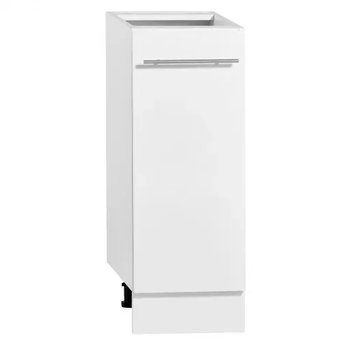 VEVOR Unterschrank 300x475x815 mm BxTxH Spanplatte Küchenunterschrank Weiß für Waschküche & Bad, ohne Arbeitsplatte, im Shaker-Stil, mit einer Schublade, Soft-Close-Mechanismus & Kantenverarbeitung – Bild 9
