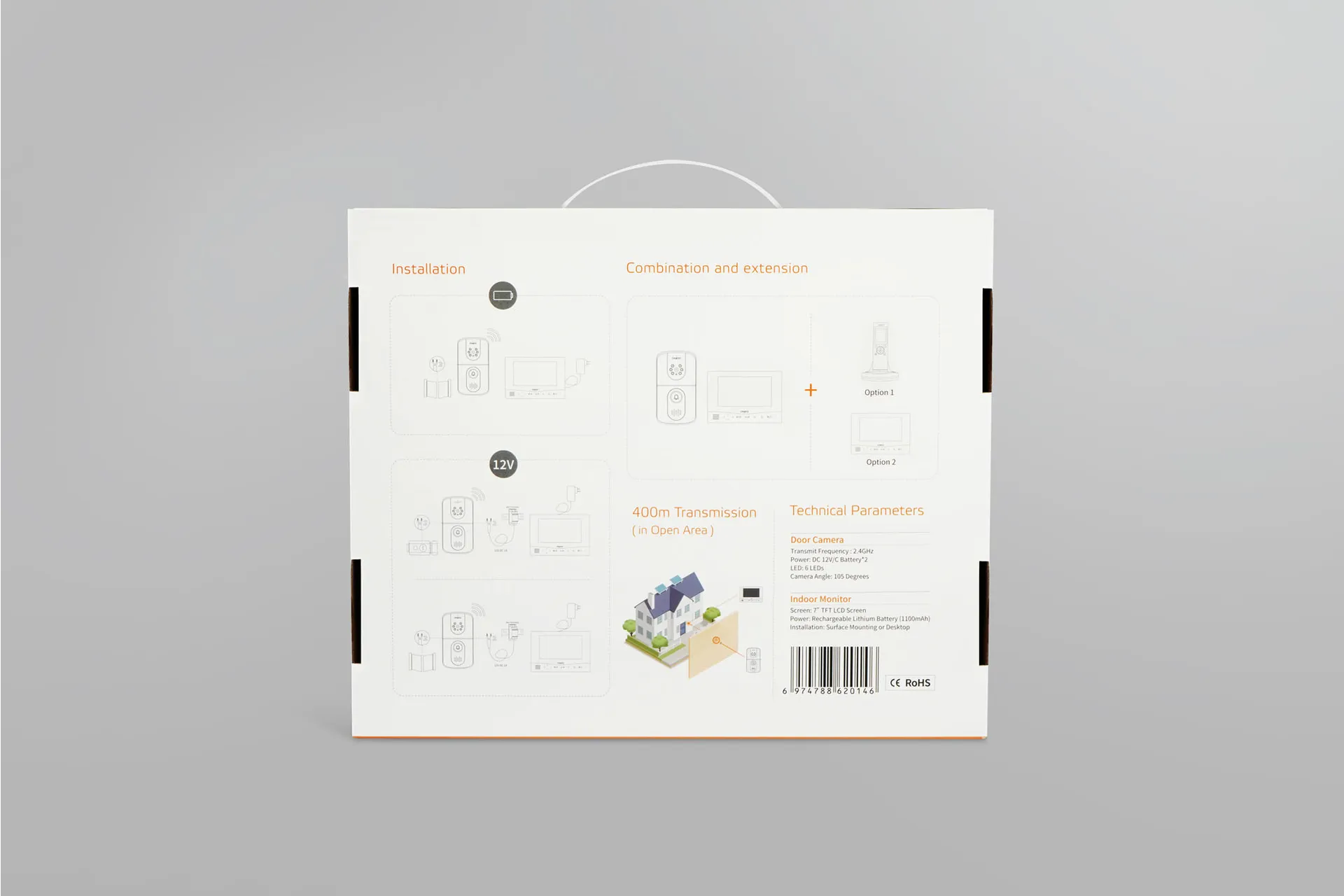 DNAKE DK250 Wireless Doorbell Kit, DC200 & DM50 DNAKE DK250 Wireless Doorbell Kit, DC200 & DM50