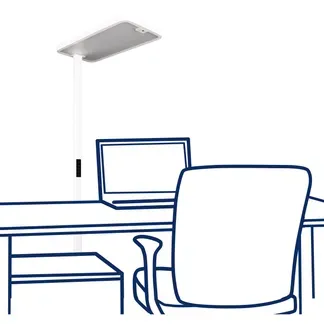 LED-Schreibtisch-Stehleuchte ROLF KERN Office-Pro mit Touch Display, PIR & Tageslicht-Sensor LED-Schreibtisch-Stehleuchte ROLF KERN Office-Pro mit Touch Display, PIR & Tageslicht-Sensor