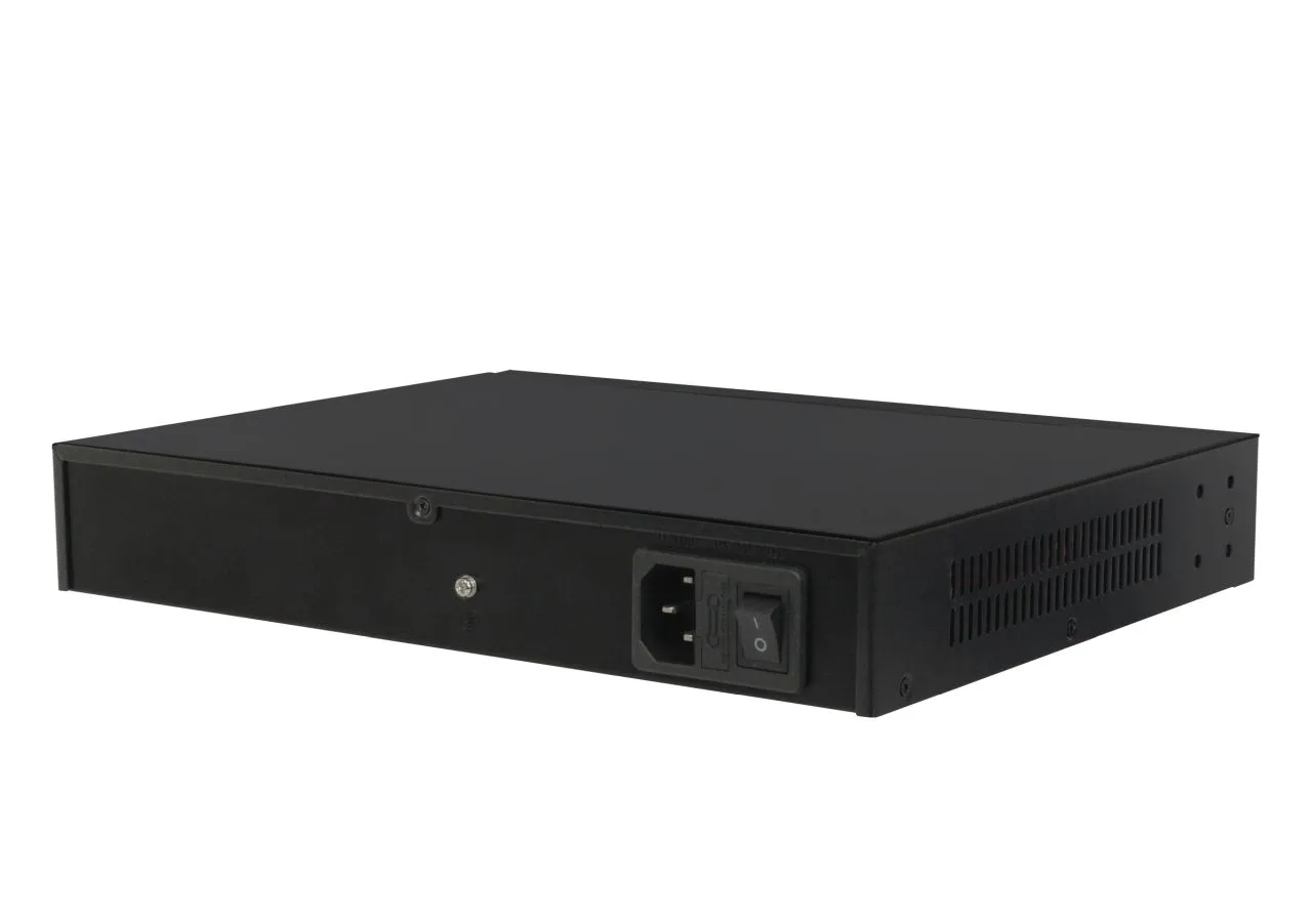 ALLNET Switch full managed Layer2+ 10 Port • 8x GbE • PoE Budget 130W • 8x PoE at • 2x SFP • 19" • Lüfterlos • JSON API • ALL-SG8610PMJ – Bild 4