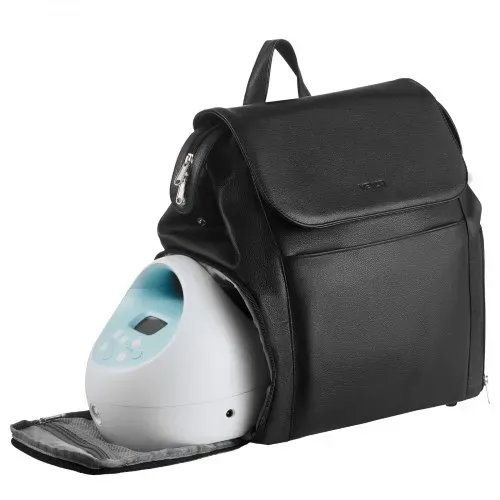 VEVOR Milchpumpen-Rucksack, 320x200x340 mm, mit Kühlakku, passend für S1/S2, Pumpzubehör und Muttermilchaufbewahrung, Wickelrucksack für Arbeit, Reisen und Familiengebrauch, Schwarz – Bild 9