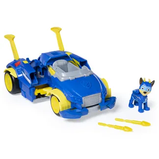 PAW Patrol Mighty Pups Super Paws – Chases verwandlungsfähiges Powered Up Fahrzeug mit Figur PAW Patrol Mighty Pups Super Paws – Chases verwandlungsfähiges Powered Up Fahrzeug mit Figur