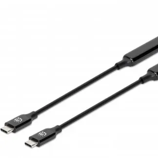 Manhattan 355971 USB Kabel USB 3.2 Gen 2 (3.1 Gen 2) 5 m USB C Schwarz Manhattan 355971 USB Kabel USB 3.2 Gen 2 (3.1 Gen 2) 5 m USB C Schwarz