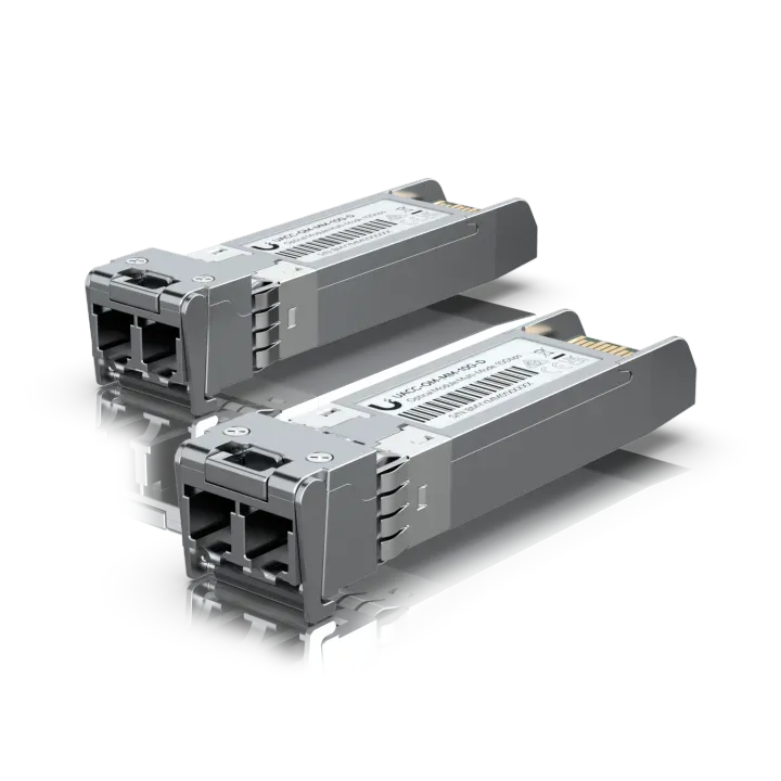 Ubiquiti 10G Multi-Mode Optical Module • SFP+ • 10/1GbE • 20er Pack • UACC-OM-MM-10G-D-20 Ubiquiti 10G Multi-Mode Optical Module • SFP+ • 10/1GbE • 20er Pack • UACC-OM-MM-10G-D-20