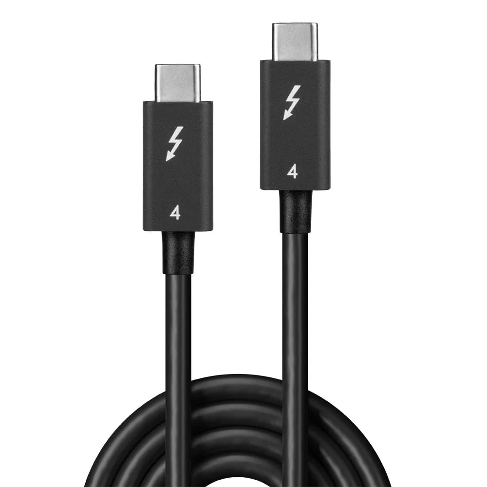 Lindy 31120 Thunderbolt-Kabel 1 m 40 Gbit/s Schwarz – Bild 2
