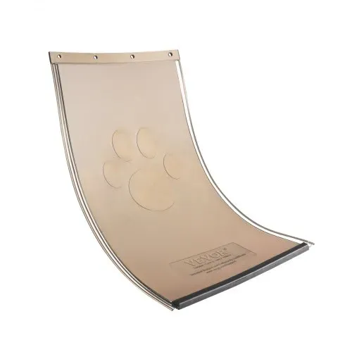 VEVOR Ersatzklappe für Haustiertür, kompatibel mit (VEVOR) Haustiertüren, 209,6 x 311,2 mm, langlebigere wetterbeständige verdickte PVC-Ersatzklappe für Hundetür mit langem Magnetstreifen (M) – Bild 9