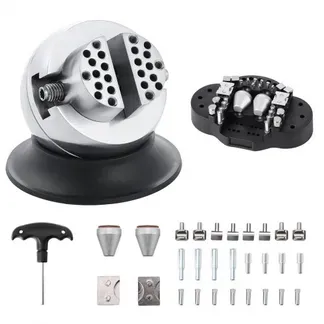 VEVOR Block Ball Vise mit 30 PCs, Engraving Block Einstellgerät Durchmesser 78 mm, Block Ball Vise Engraving Diamanten Voller Satz, Ball Befestigung und Gummibasis (GRS) VEVOR Block Ball Vise mit 30 PCs, Engraving Block Einstellgerät Durchmesser 78 mm, Block Ball Vise Engraving Diamanten Voller Satz, Ball Befestigung und Gummibasis (GRS)