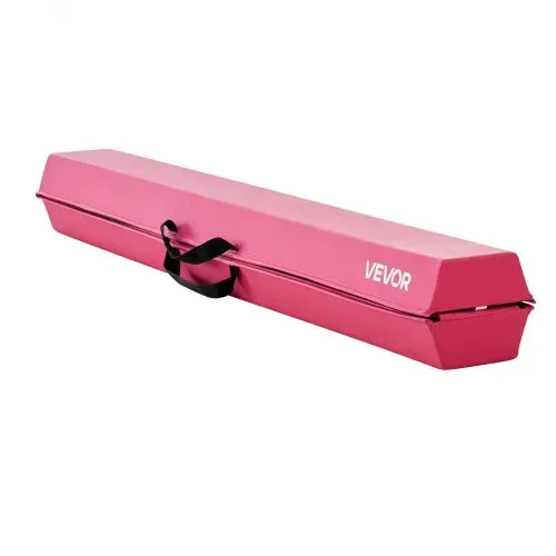 VEVOR Schwebebalken Gymnastik Kinder klappbar 233 cm, 90,7 kg belastbarer Gymnastikbalken mit rutschfesten Unterseiten, Balance Balken Balancierbalken mit Tragetasche für Fitnessstudio, Rosa – Bild 10