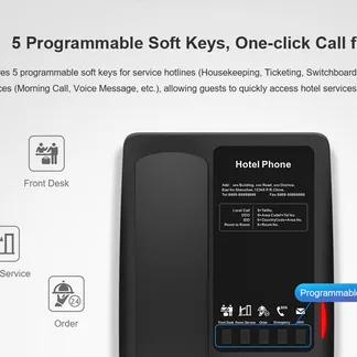 Fanvil H4, H4 Black Hospitality Phone / Fanvil H4, H4 Black Hospitality Phone /