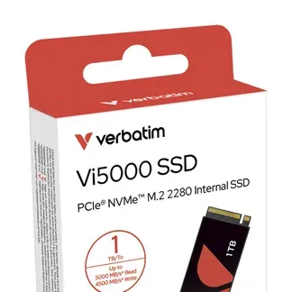 Verbatim Vi5000 1 TB M.2 PCI Express 4.0 NVMe 3D NAND Verbatim Vi5000 1 TB M.2 PCI Express 4.0 NVMe 3D NAND