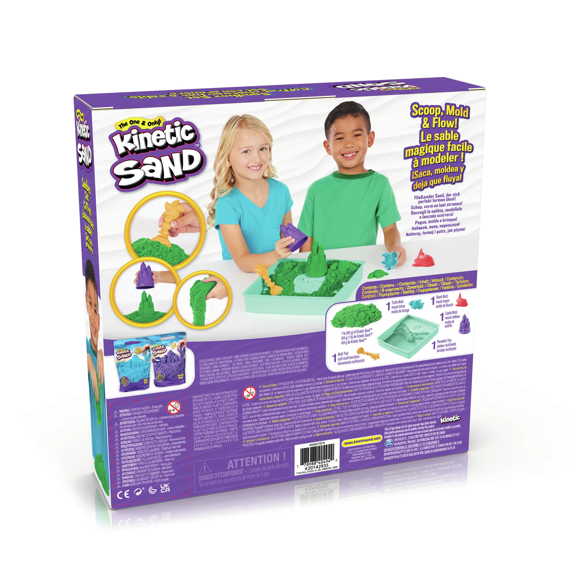 Kinetic Sand Sandbox Set Grün – Bild 6