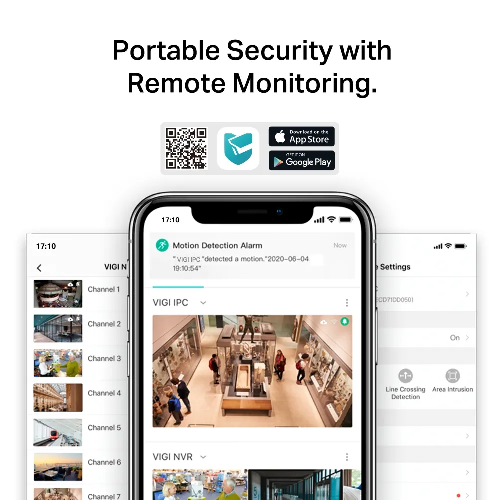 TP-Link - 4MP Full-Color Wi-Fi Turret Network Camera - VIGI C440-W(4mm) – Bild 4