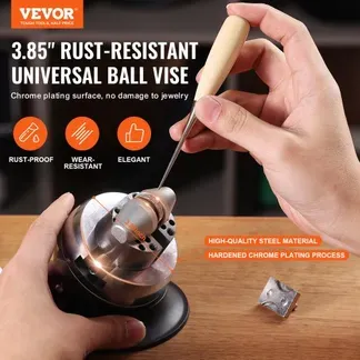 VEVOR Block Ball Vise mit 30 PCs, Engraving Block Einstellgerät Durchmesser 78 mm, Block Ball Vise Engraving Diamanten Voller Satz, Ball Befestigung und Gummibasis (GRS) VEVOR Block Ball Vise mit 30 PCs, Engraving Block Einstellgerät Durchmesser 78 mm, Block Ball Vise Engraving Diamanten Voller Satz, Ball Befestigung und Gummibasis (GRS)