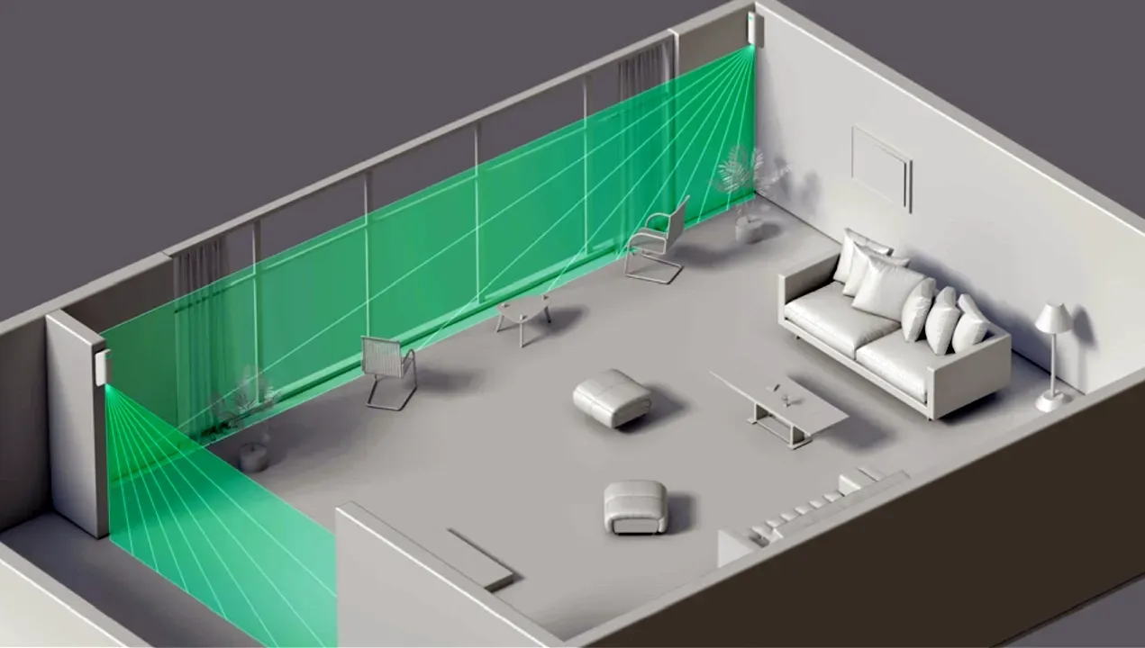 AJAX Baseline Intrusion Protection • MotionProtect Curtain • White – Bild 3