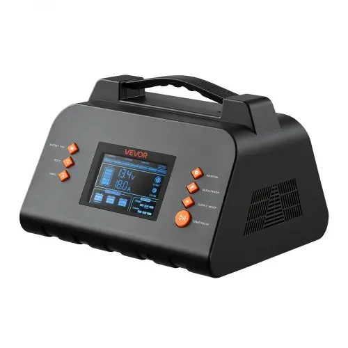 VEVOR Smart-Batterieladegerät 20 A 6/12/24 V für LiFePO4 Bleiakku Ladegerät für Pkw, Wohnmobile, Lkw und Boote, mit 7-Stufen-Laden, Pulsdesulfatierung, LCD-Anzeige & Überspannungs- und Verpolungsschutz – Bild 9