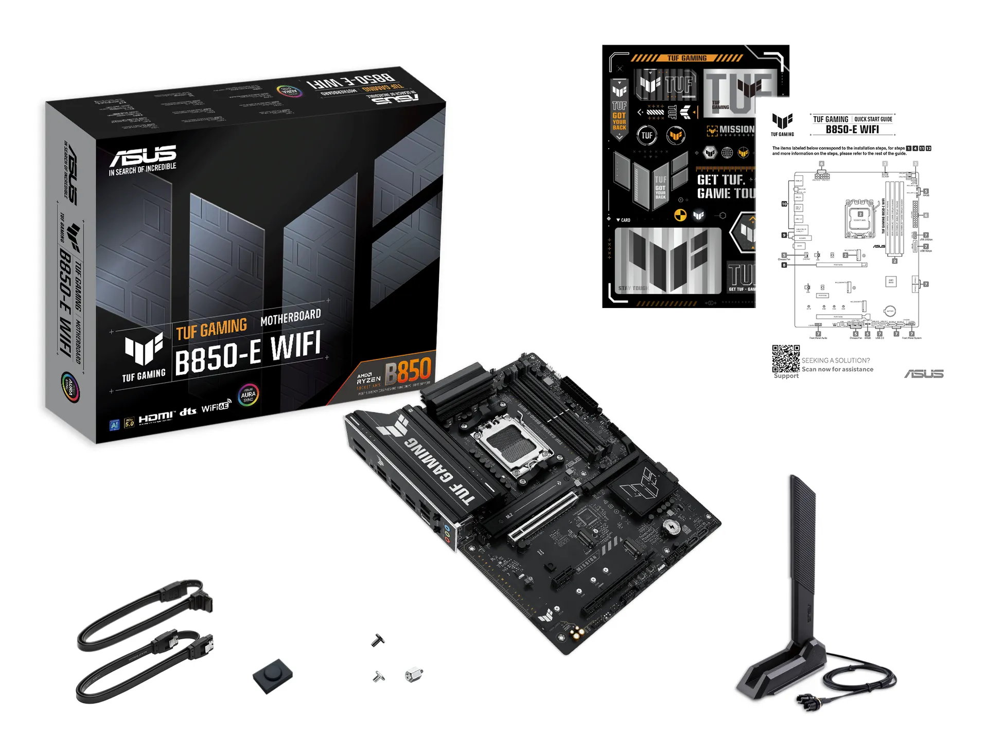 ASUS TUF GAMING B850-E WIFI AMD B850 Sockel AM5 ATX – Bild 4