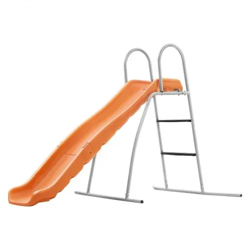 VEVOR Wasserrutsche Freistehend 165 cm Gartenrutsche für Kinder, Poolrutsche mit Integriertem, Verstellbarem Sprinkler, Kletterleiter und Bodenschutzmatte, Kinderrutsche aus Metall und Kunststoff – Bild 10