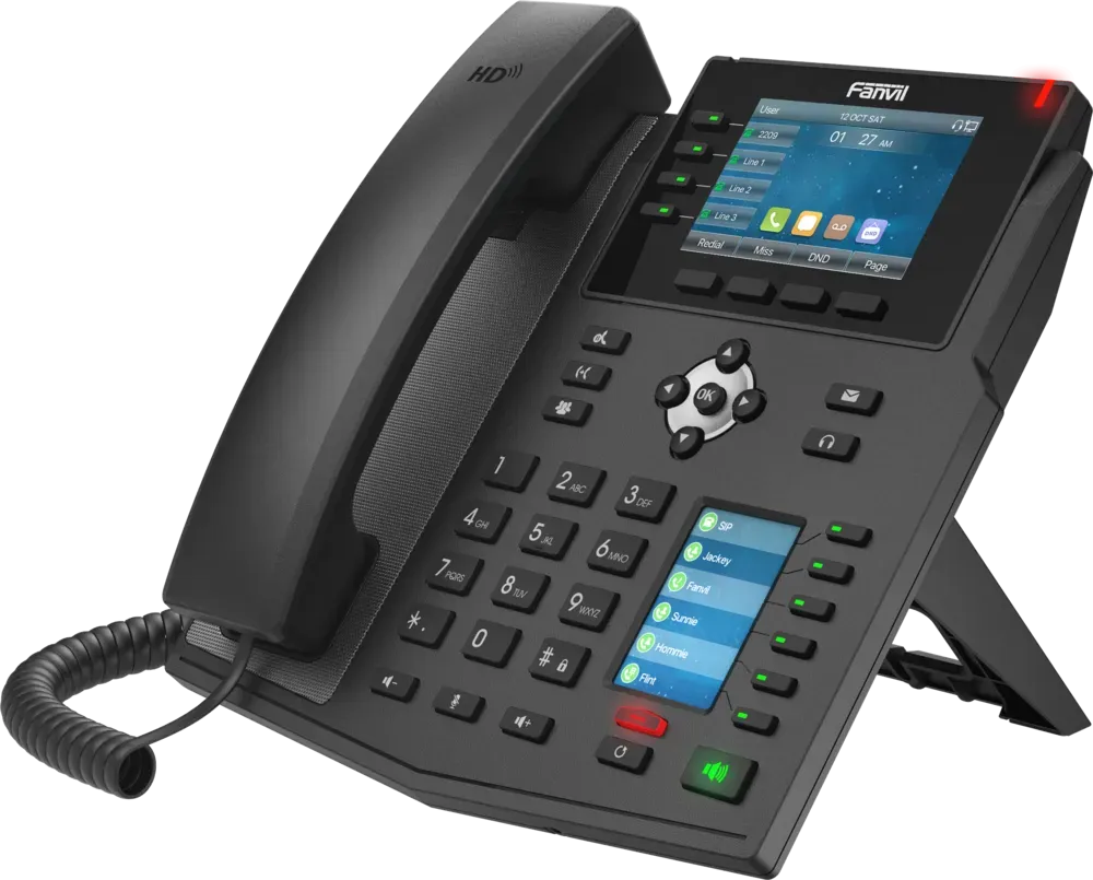 Fanvil X5U-R V2, Red Phones for Hospitality, Fire Station etc. solution High-end business phone with Gigabit / SIP / POE / Gigabit / USB-Port Fanvil X5U-R V2, Red Phones for Hospitality, Fire Station etc. solution High-end business phone with Gigabit / SIP / POE / Gigabit / USB-Port
