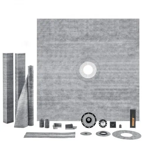 VEVOR Duschaufsatz-Set, 1828 x 1828 x 32 mm großes Duschwannen-Set mit ABS-Mittelflansch, wasserdichter Duschaufsatz, Membran und Leiste, Duschwannen-Neigungsstangen, passend für Badezimmer – Bild 10